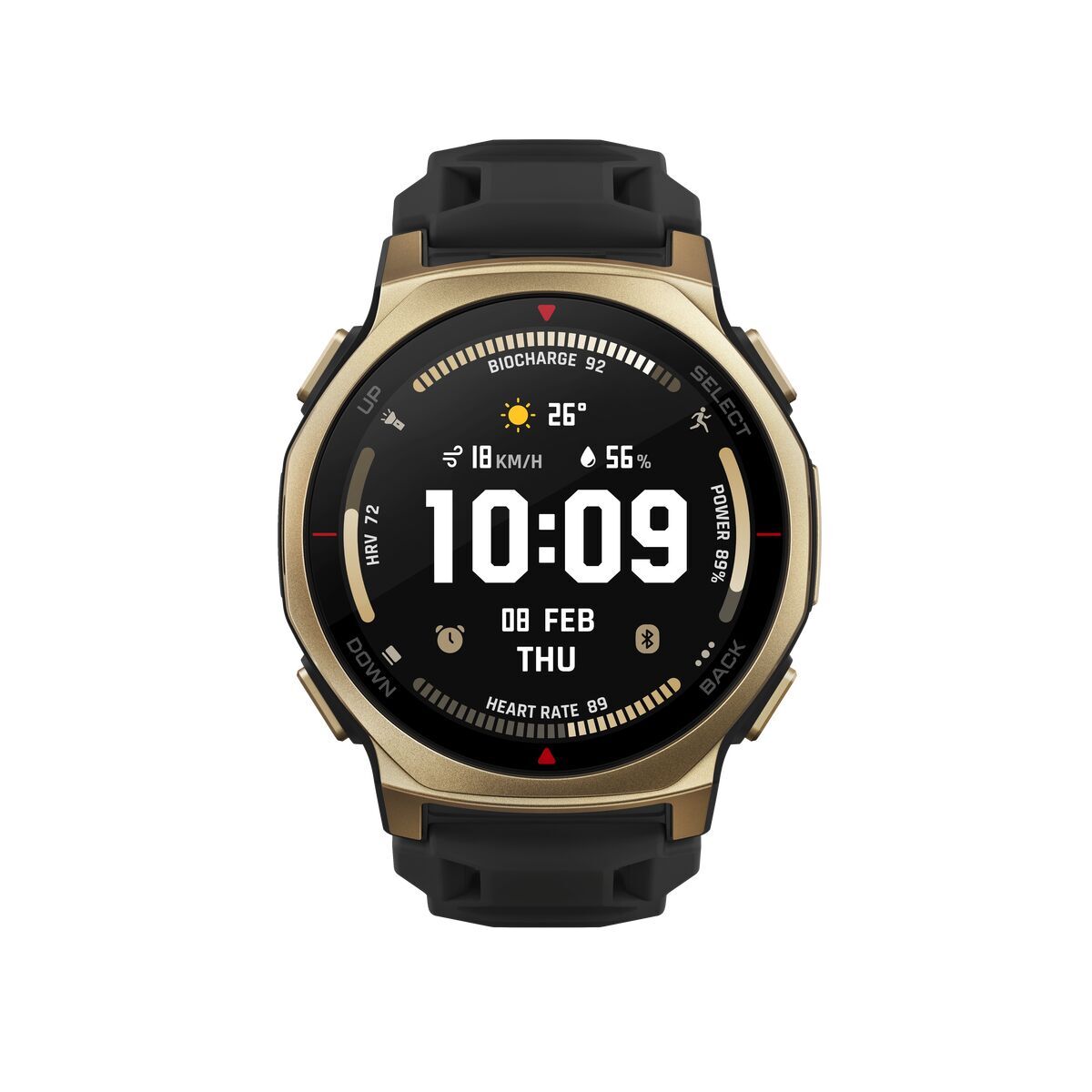 Išmanusis laikrodis Amazfit W2548GL1N Juoda Auksinis Ø 44 mm