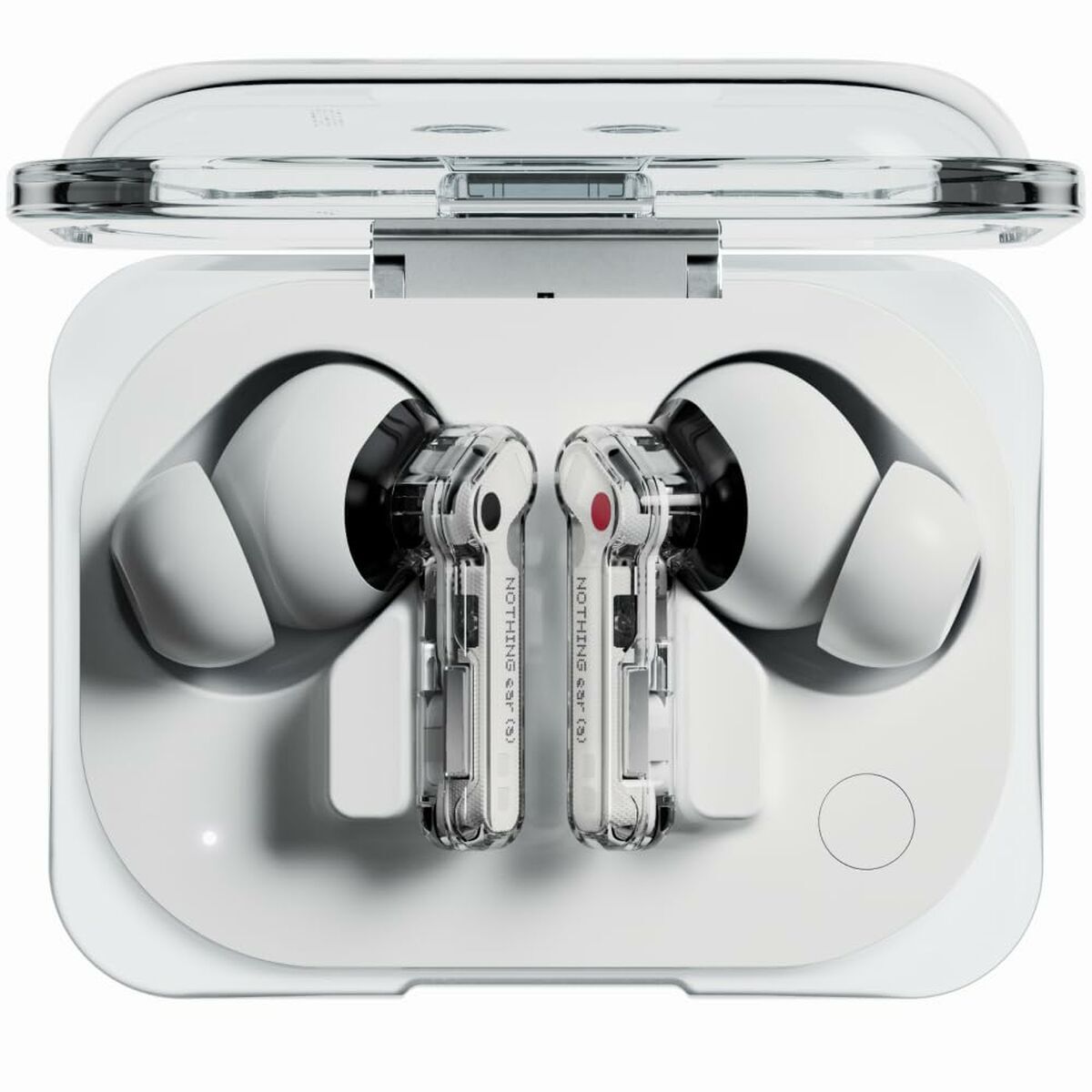 Headphones with Microphone Nothing A0052656 White Transparent