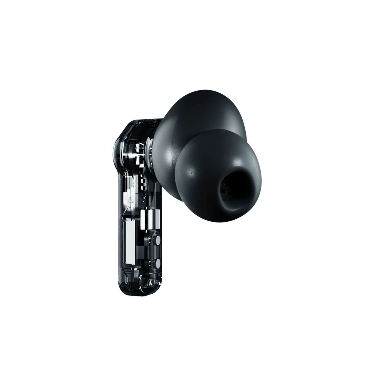 Headphones with Microphone Nothing A0052655 Black Transparent
