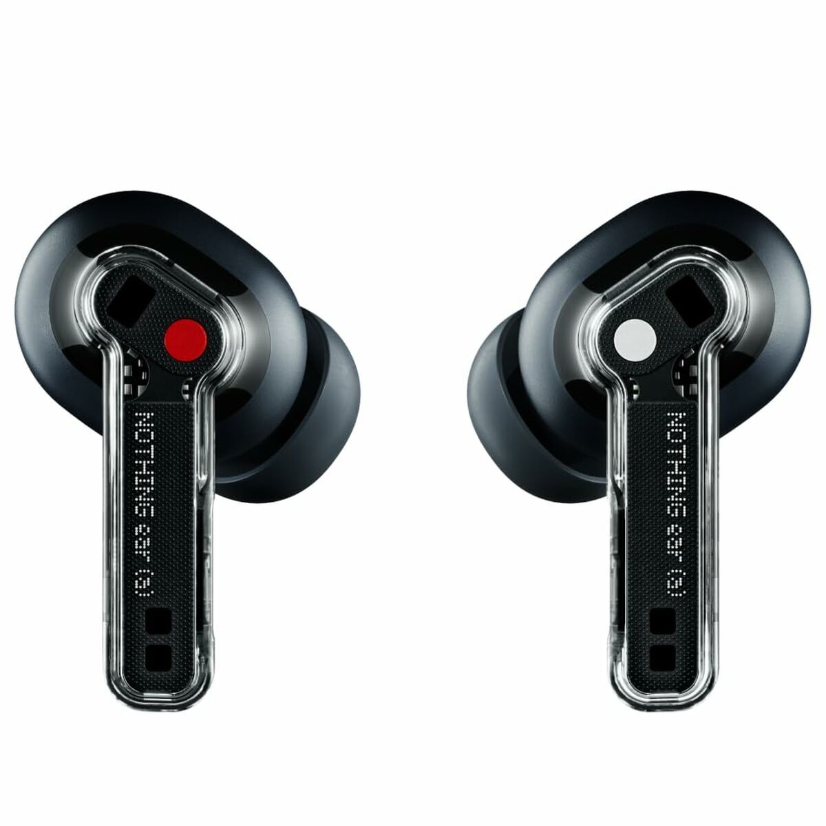 Headphones with Microphone Nothing A0052655 Black Transparent