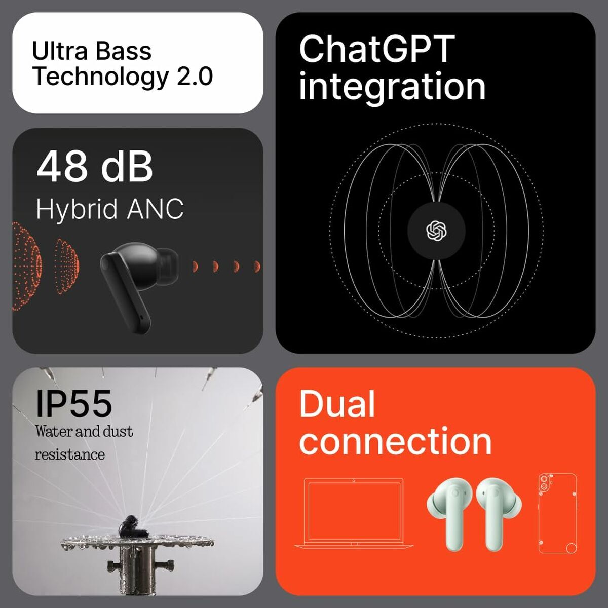 Picture of Headphones Nothing A10600099 Green