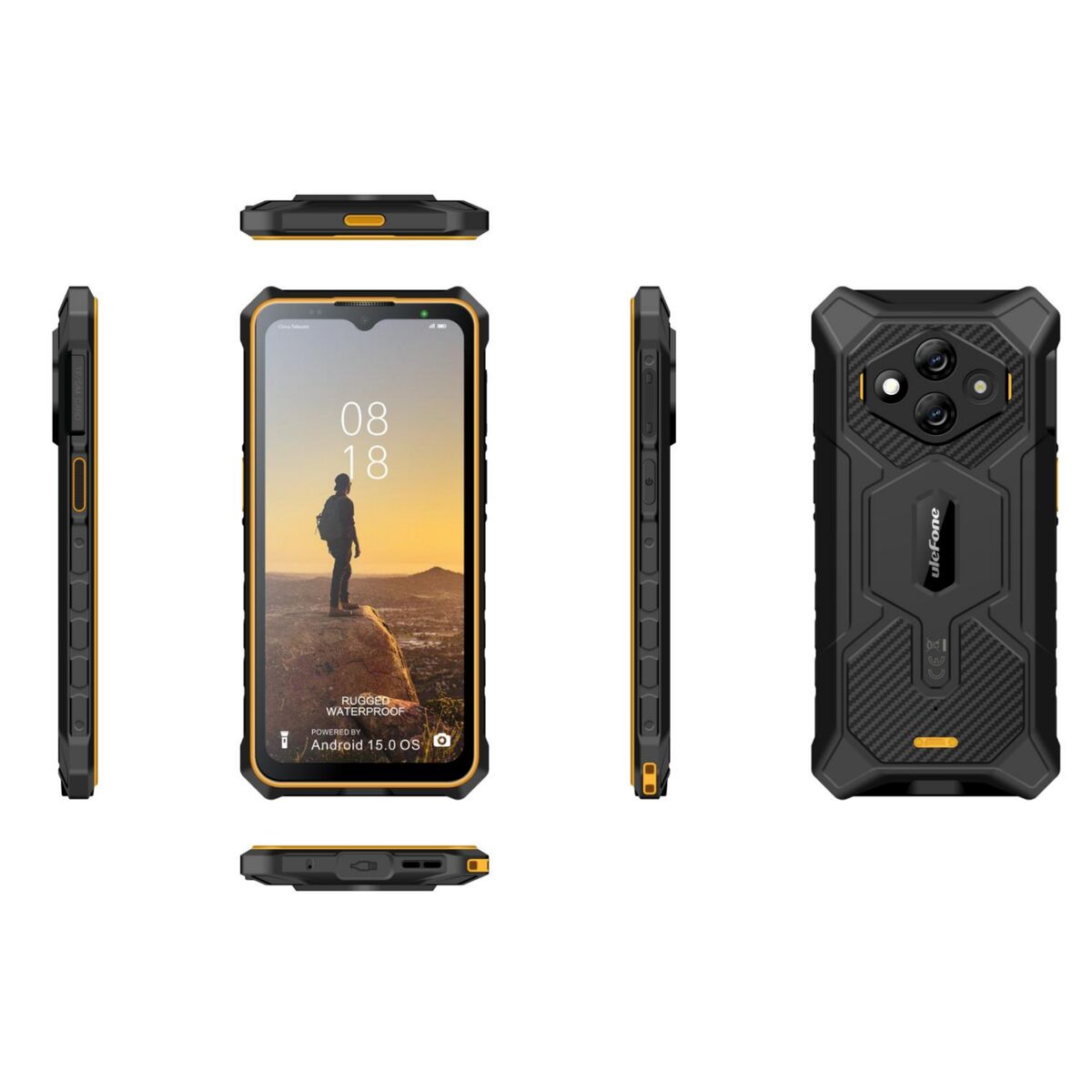 Picture of Smartphone Ulefone RUGKING 3 PRO 6,56" Unisoc ums9230 8 GB LPDDR4x 128 GB Orange