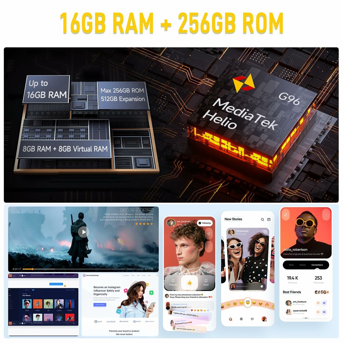 Picture of Smartphone Ulefone ARMOR X32 12 GB RAM 128 GB Black