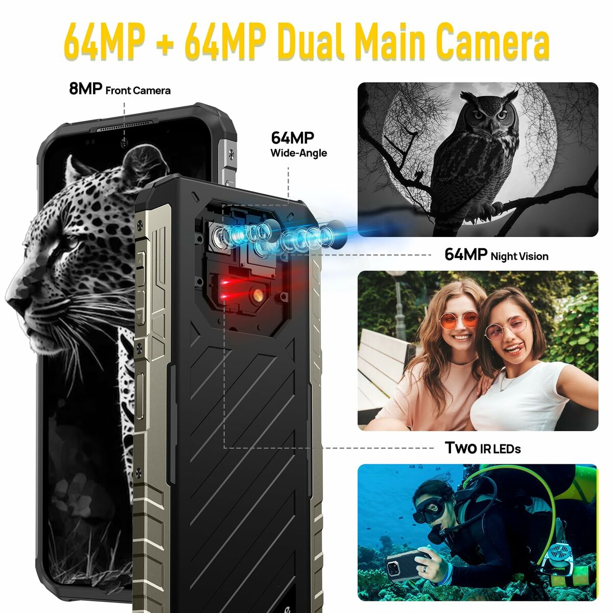 Picture of Smartphone Ulefone ARMOR X32 12 GB RAM 128 GB Black