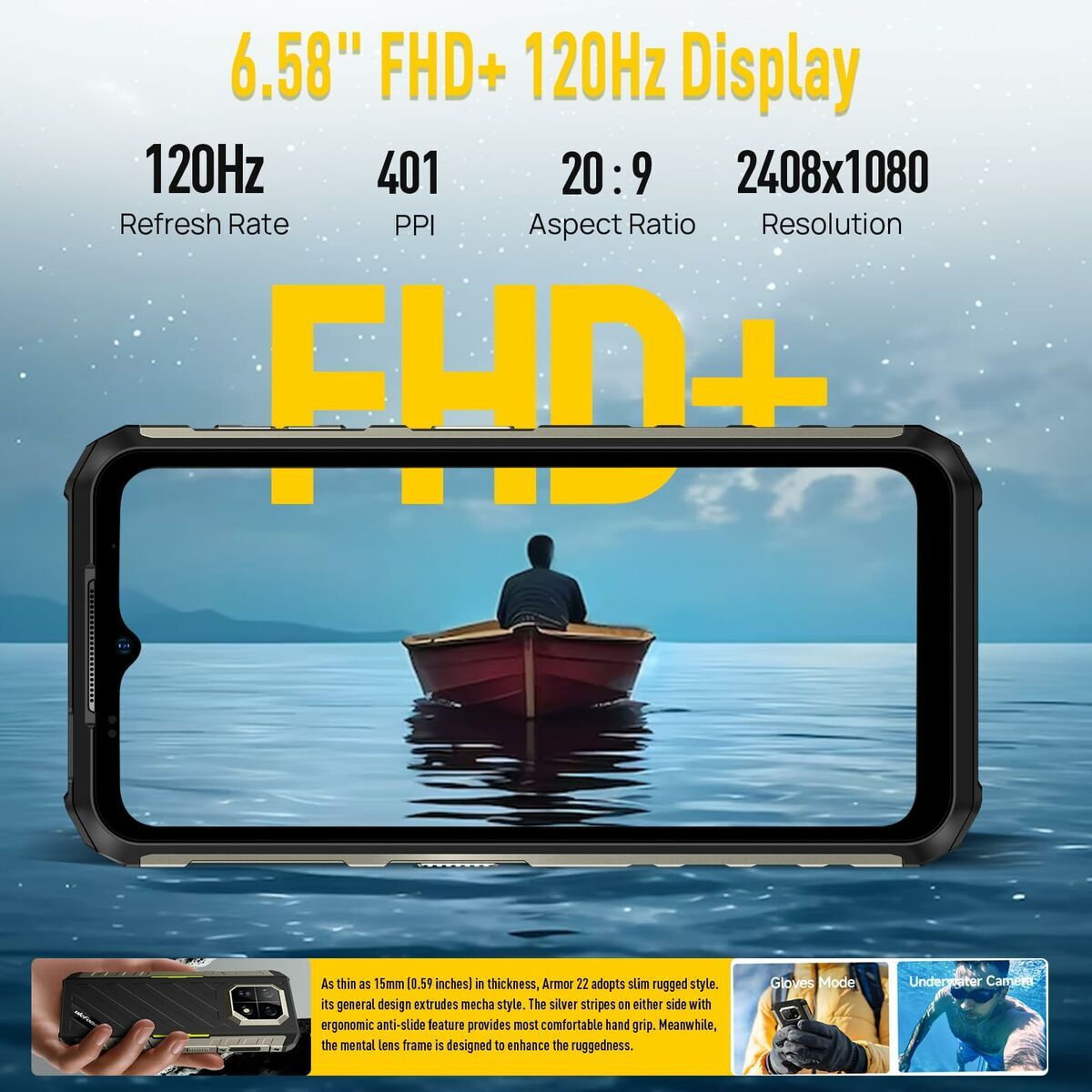 Bild von Smartphone Ulefone ARMOR X32 16 GB RAM 256 GB Black