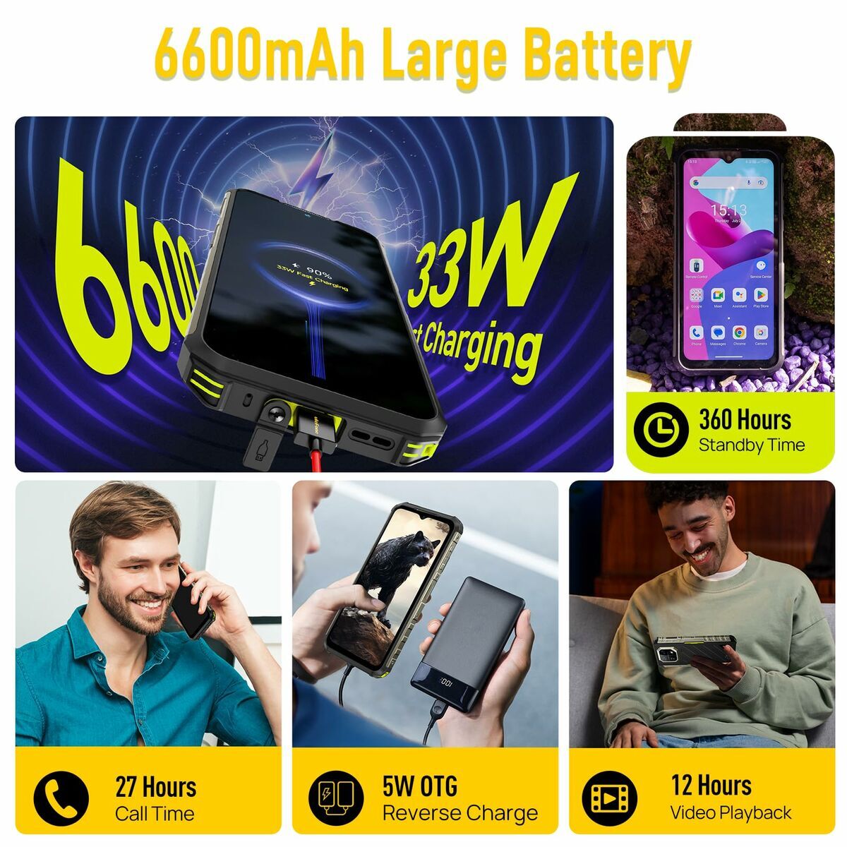 Išmanusis Telefonas Ulefone ARMOR X32 16 GB RAM 256 GB Juoda