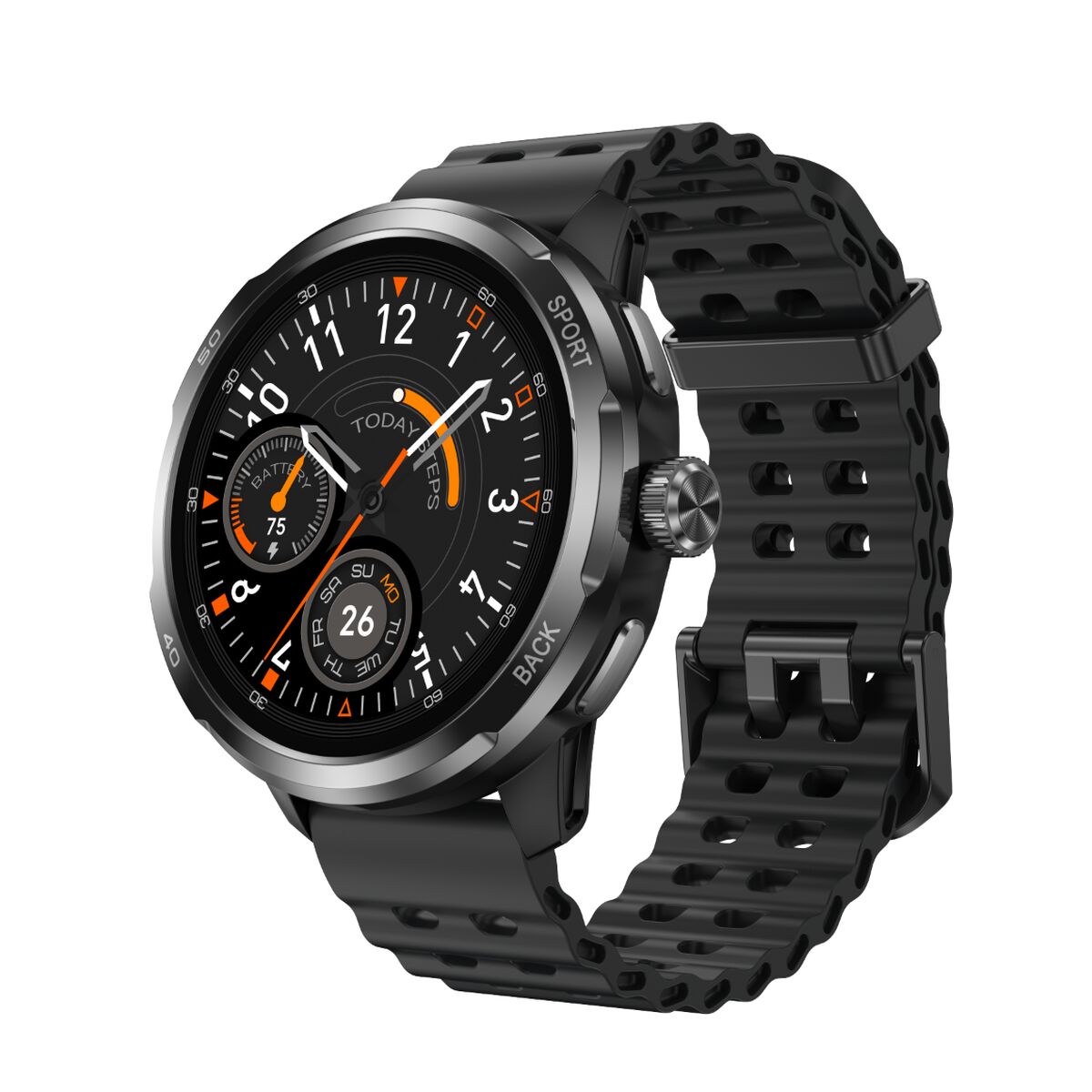 Bild von Smartwatch Ulefone ARMOR WATCH PRO Black 1,5'' Ø 48 mm