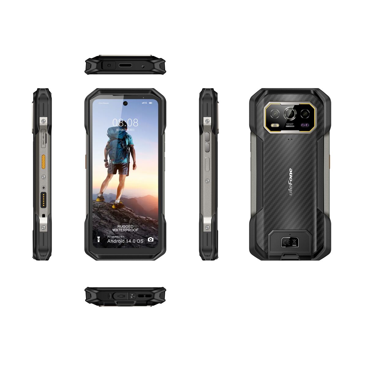 Bild von Smartphone Ulefone Armor 27 6,78" MediaTek Helio G99 12 GB RAM 256 GB Black