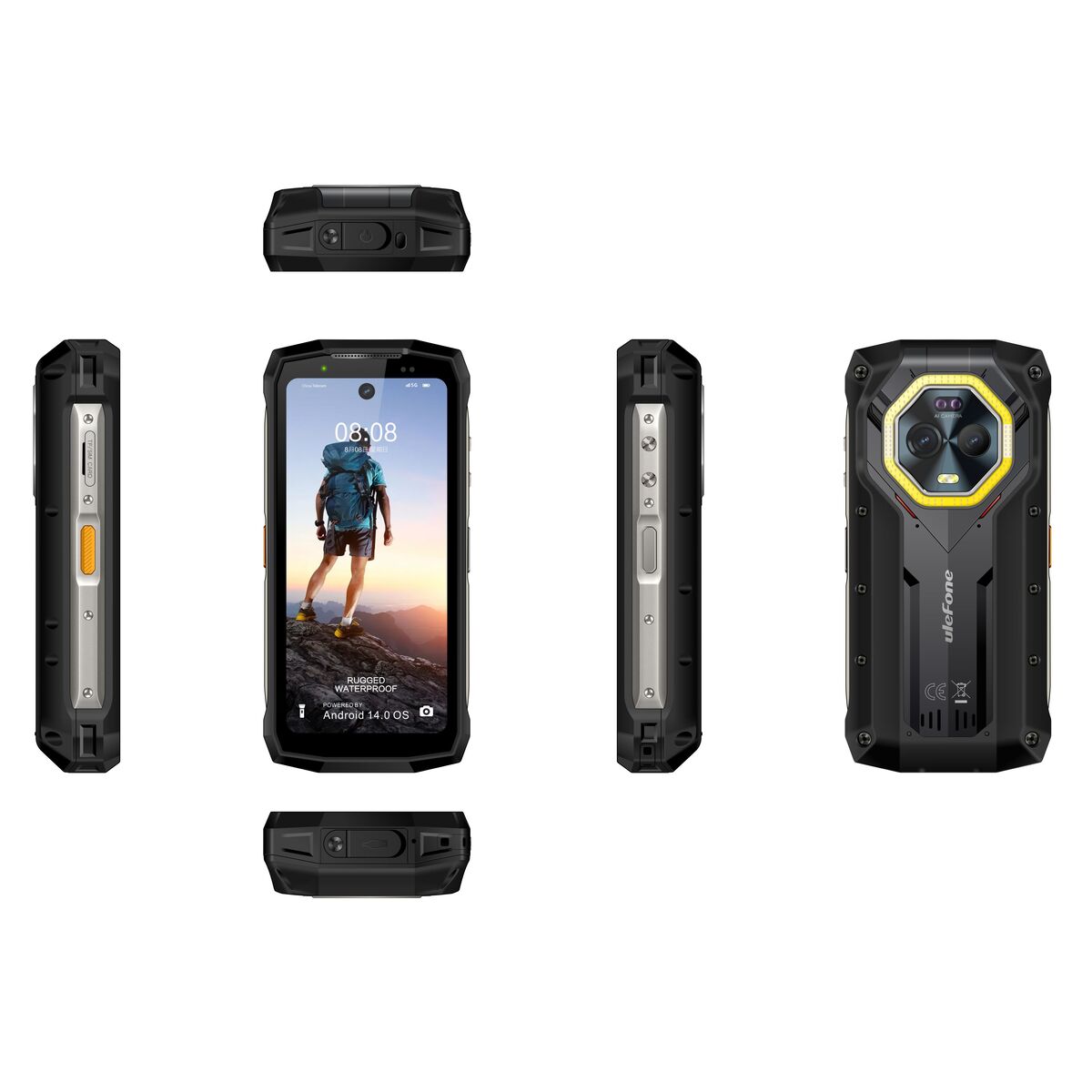 Obrazek Smartphone Ulefone ARMOR MINI 20 MediaTek Helio G99 8 GB RAM 256 GB Black