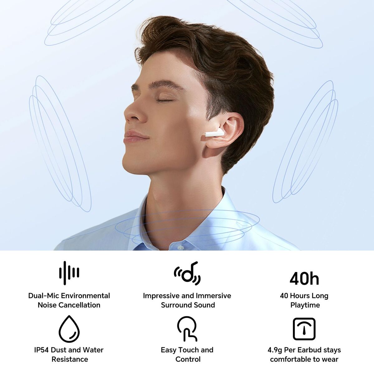 Headphones Honor 5504ABFR White