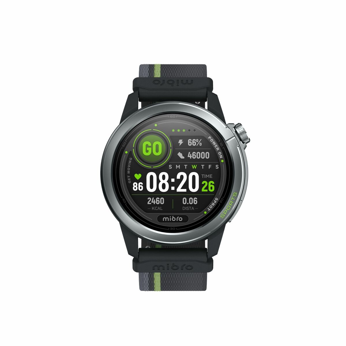 Afbeeldingen van Smartwatch Mibro Mibro GS Active 2 Black 1,32" 46 mm