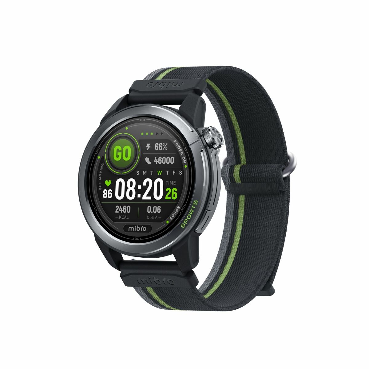 Afbeeldingen van Smartwatch Mibro Mibro GS Active 2 Black 1,32" 46 mm