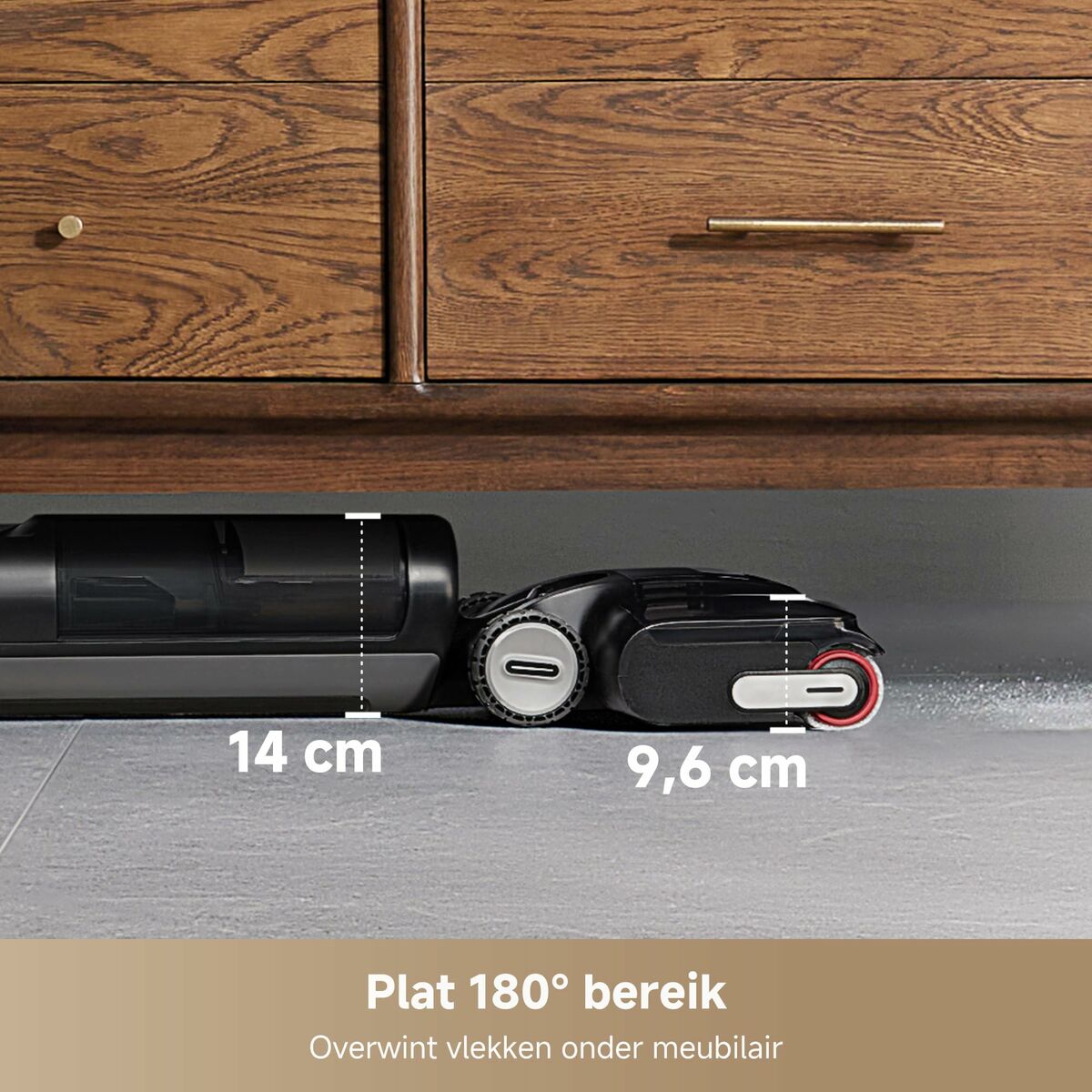 Dreame Steelstofzuiger H12 Pro FlexReach 400 W accu zelfreinigend zwart