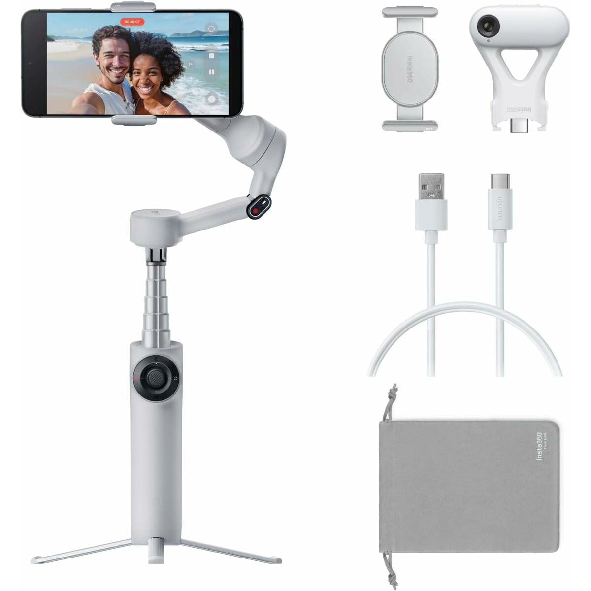 Afbeeldingen van Stabiliser for Support Insta360 CINSABQA_FLOW2LITE12