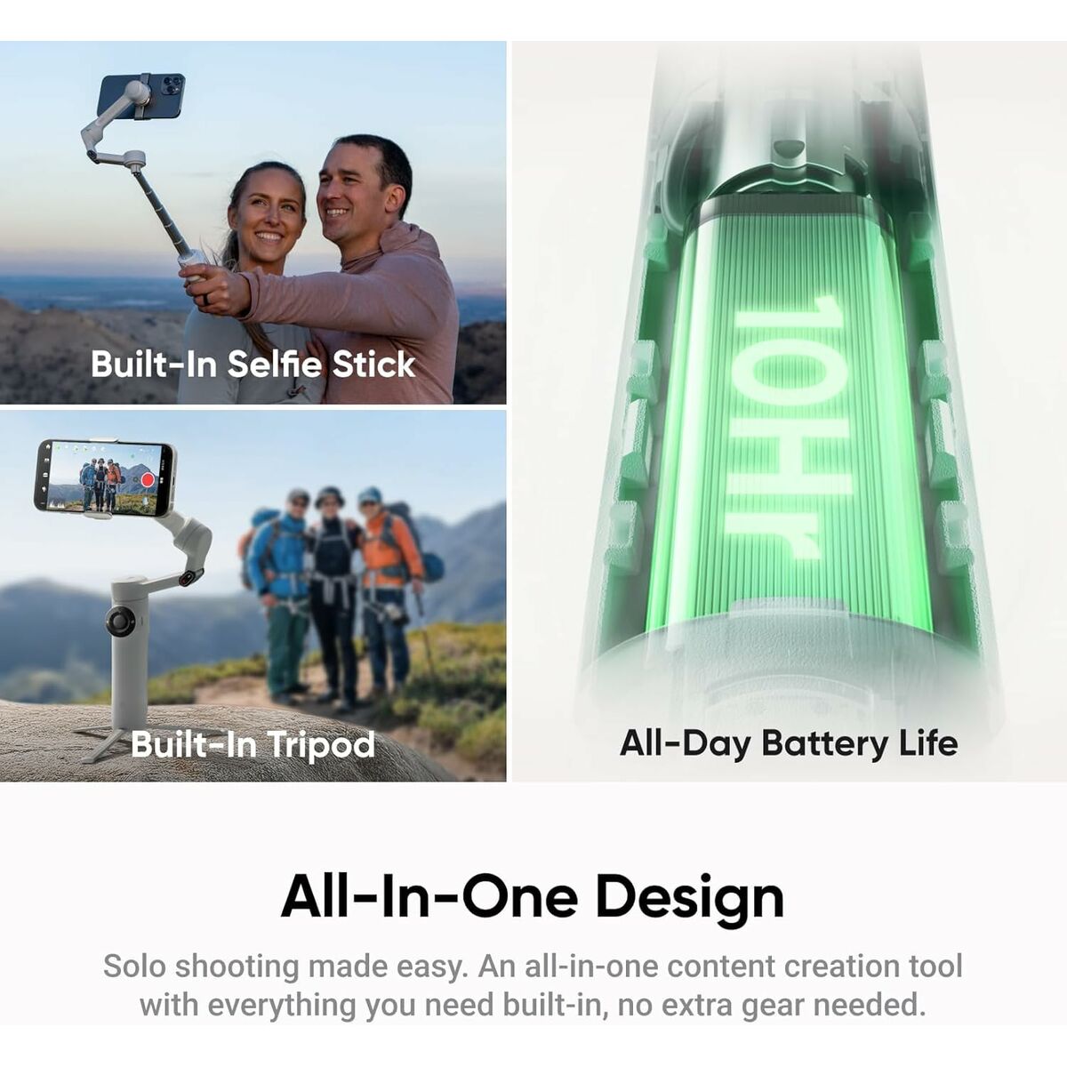 Afbeeldingen van Stabiliser for Support Insta360 CINSABQA_FLOW2LITE12