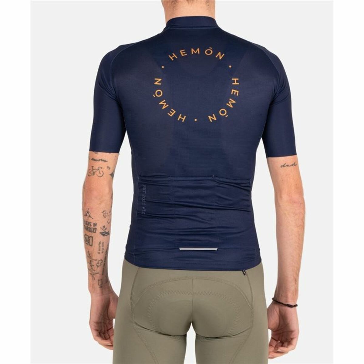 Image secondaire de maillot de cyclisme Hemon Pro Gaia Bleu