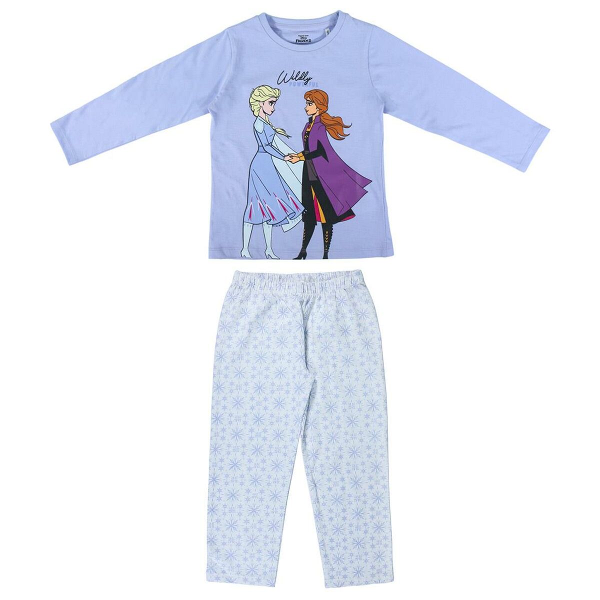 Pyjama Enfant Frozen Bleu clair