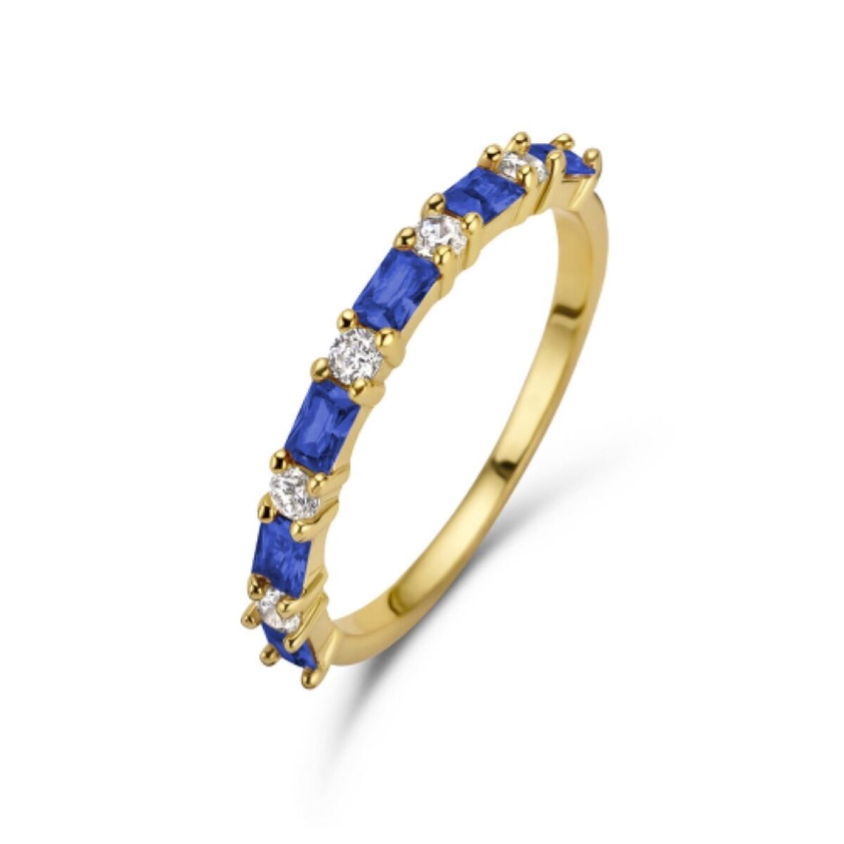 Ring Dames New Bling 9NB-0963-52 Blauw Gouden 12