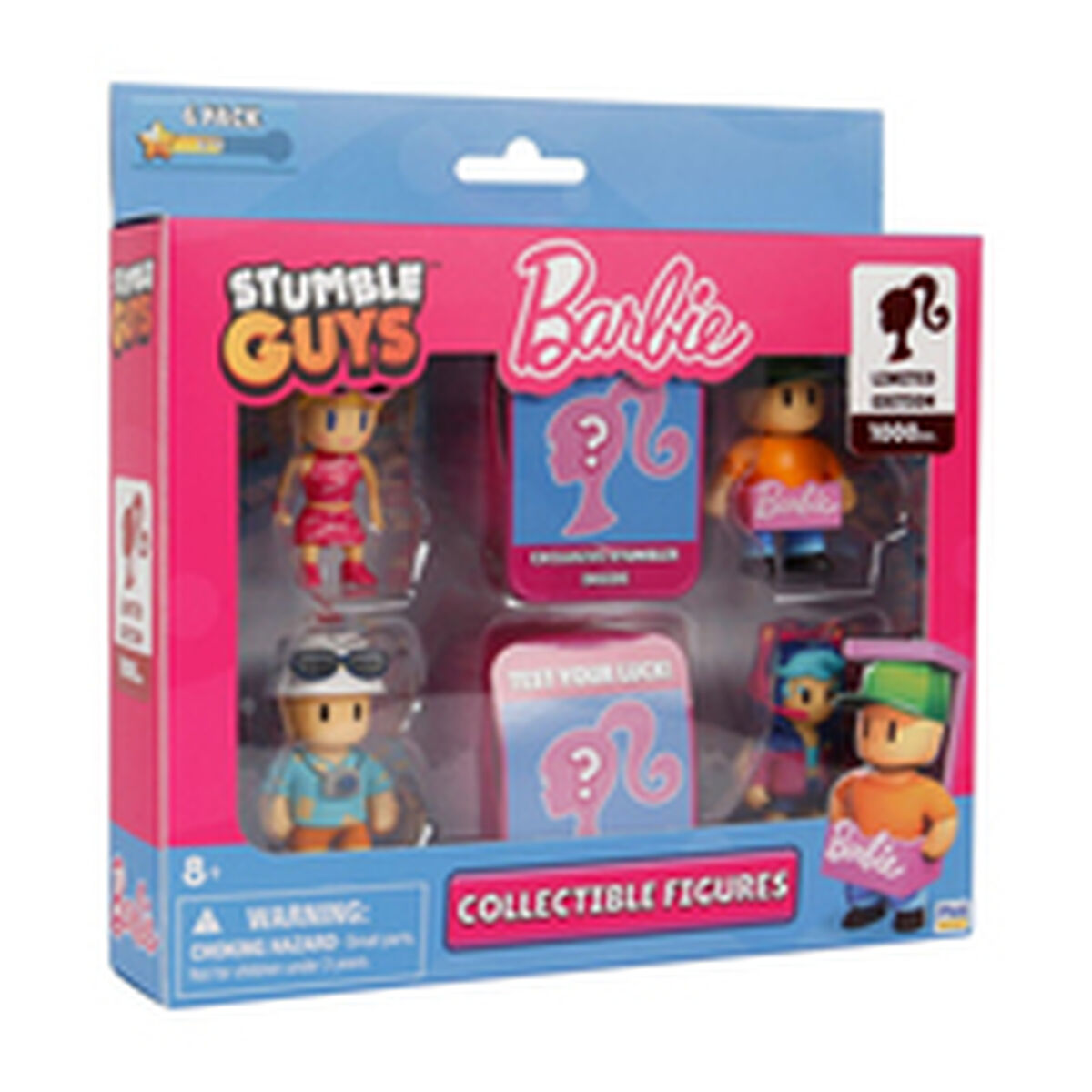 Image secondaire de Figure à Collectionner Bandai STUMBLE GUYSxBARBIE FIGURES 6 PACK DELUXE BOX VER.A Multicouleur Plastique Animation et manga (6 P