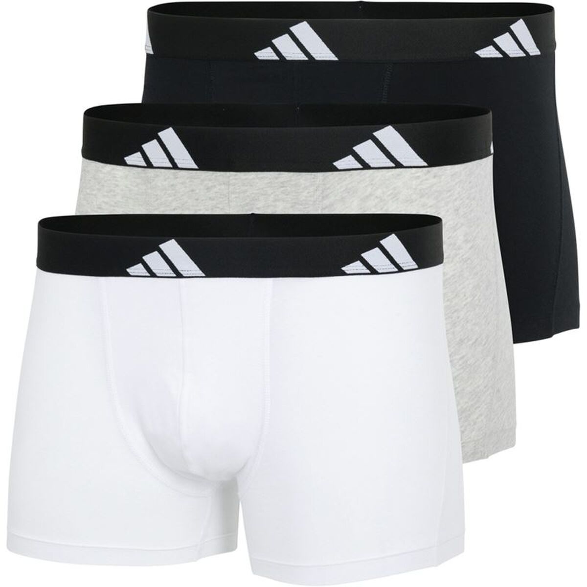 Heren Boxer Shorts Adidas Slip Active Flex Cotton Wit 3 Onderdelen