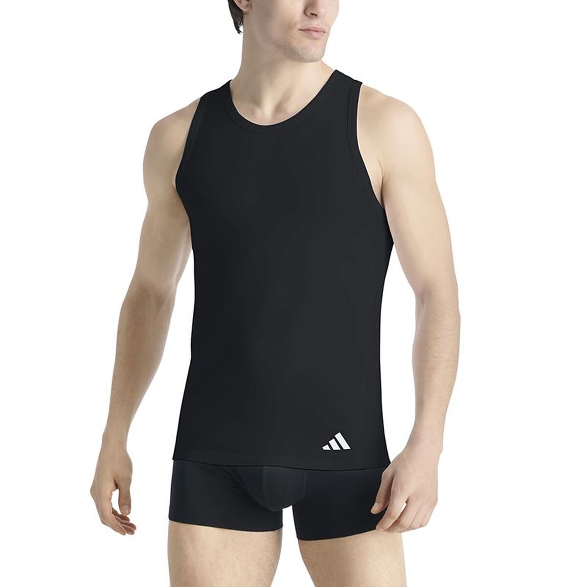 Tank Top Heren Adidas Active Flex Zwart