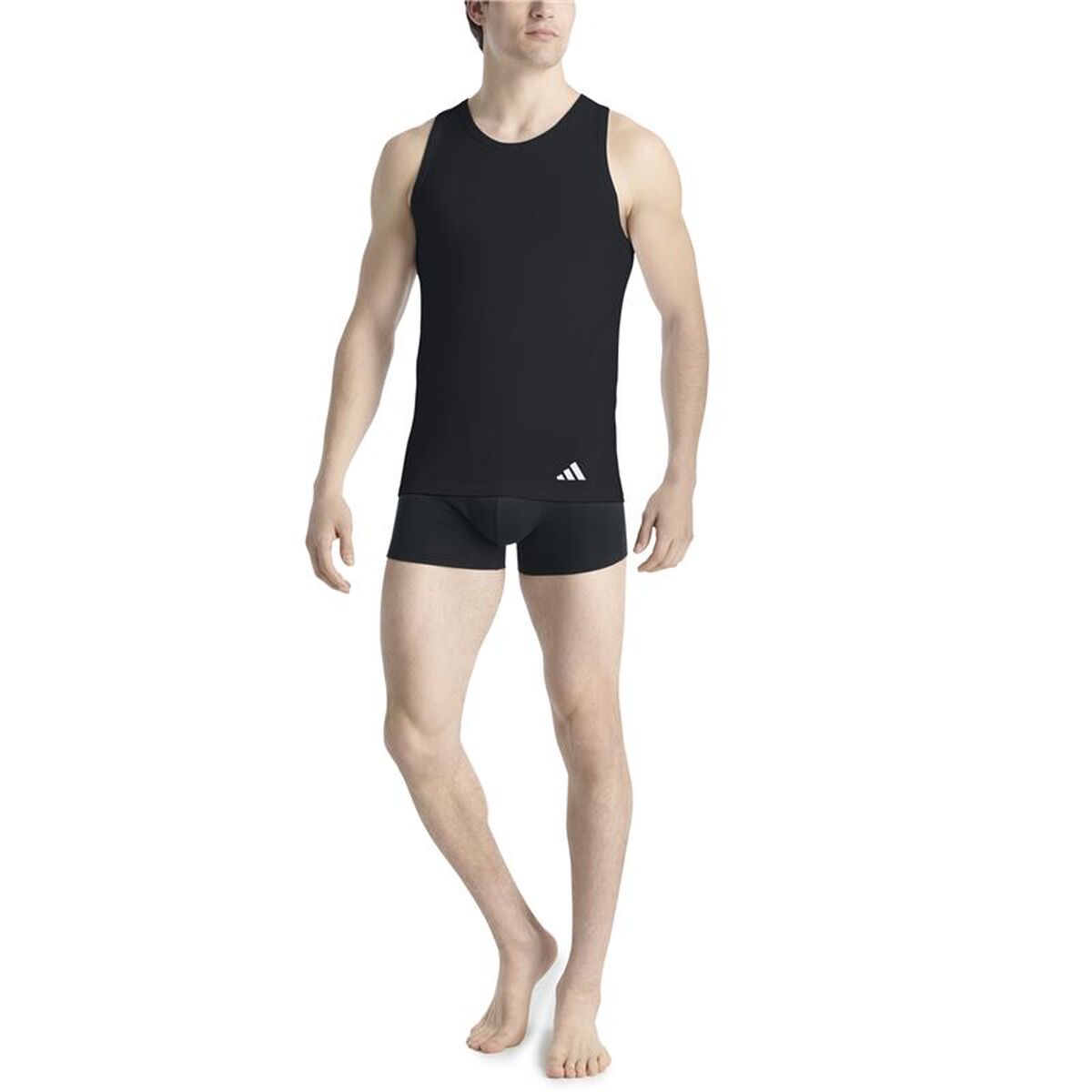 Tank Top Heren Adidas Active Flex Zwart