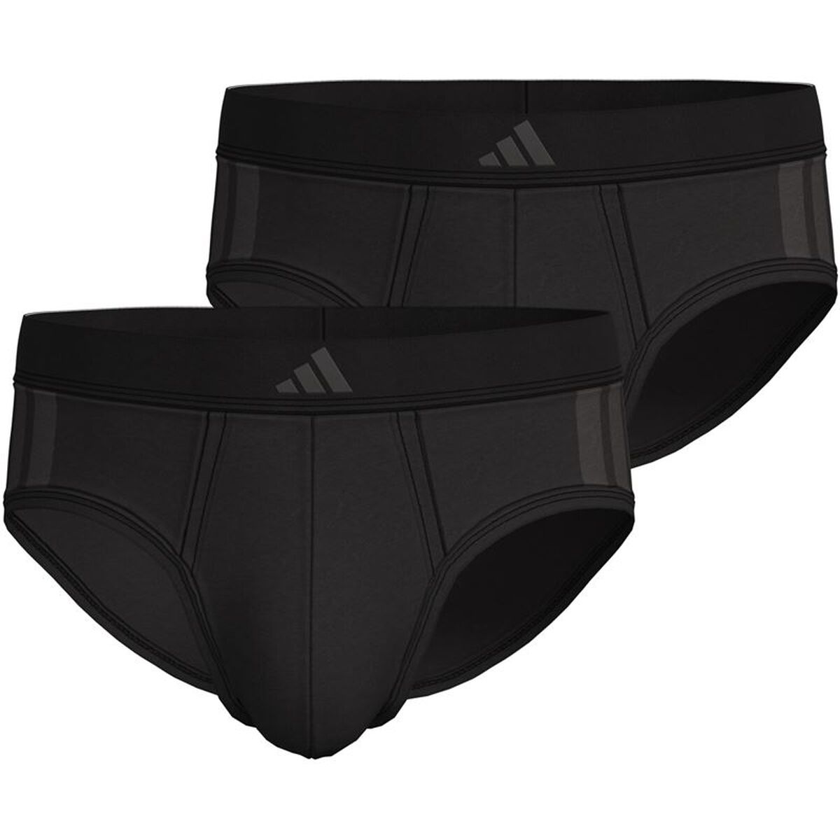 Slips Adidas Slip Low Rise 3 Stripes Active Flex Zwart 2 Stuks