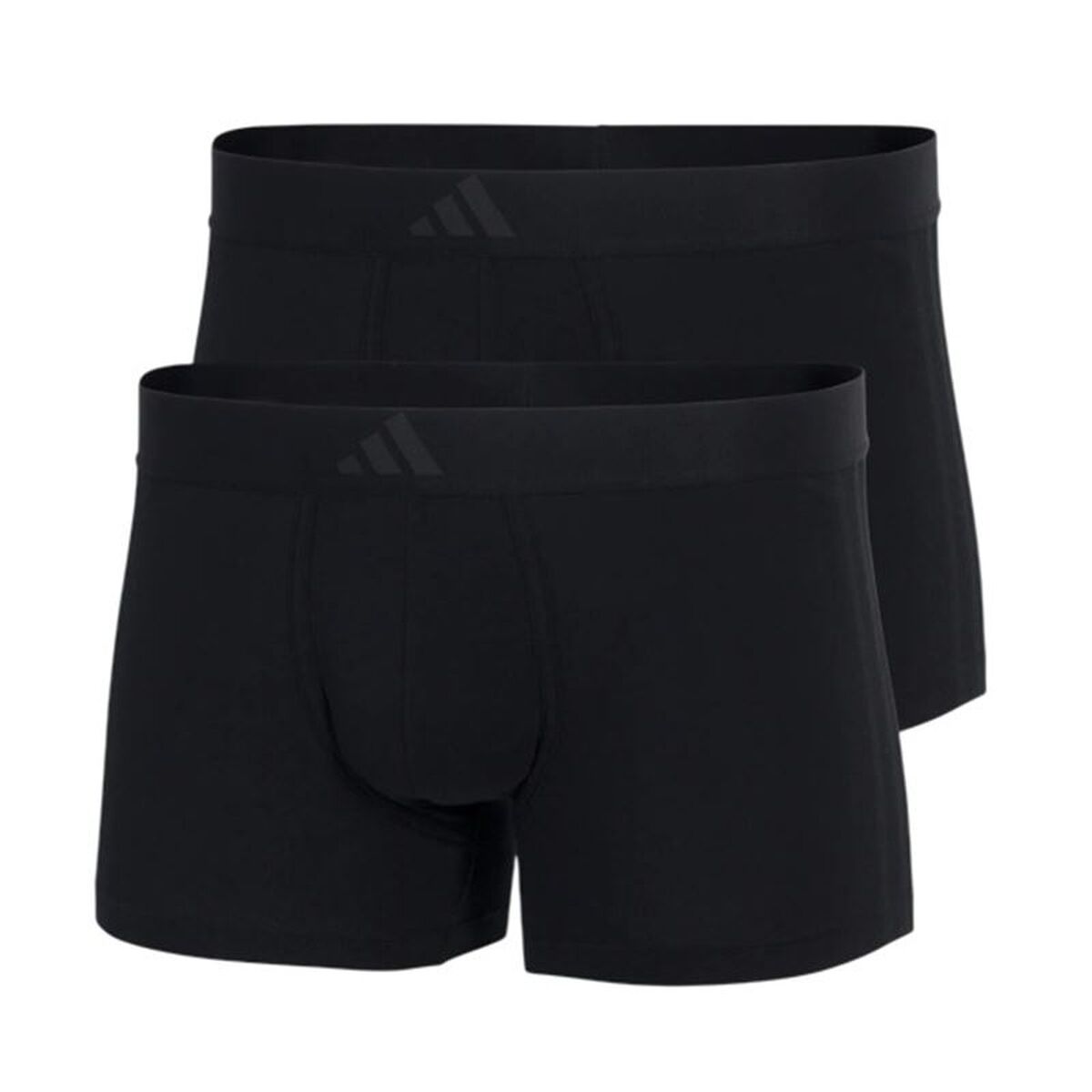 Heren Boxer Shorts Adidas Low Rise 3 Stripes Active Zwart 2 Stuks