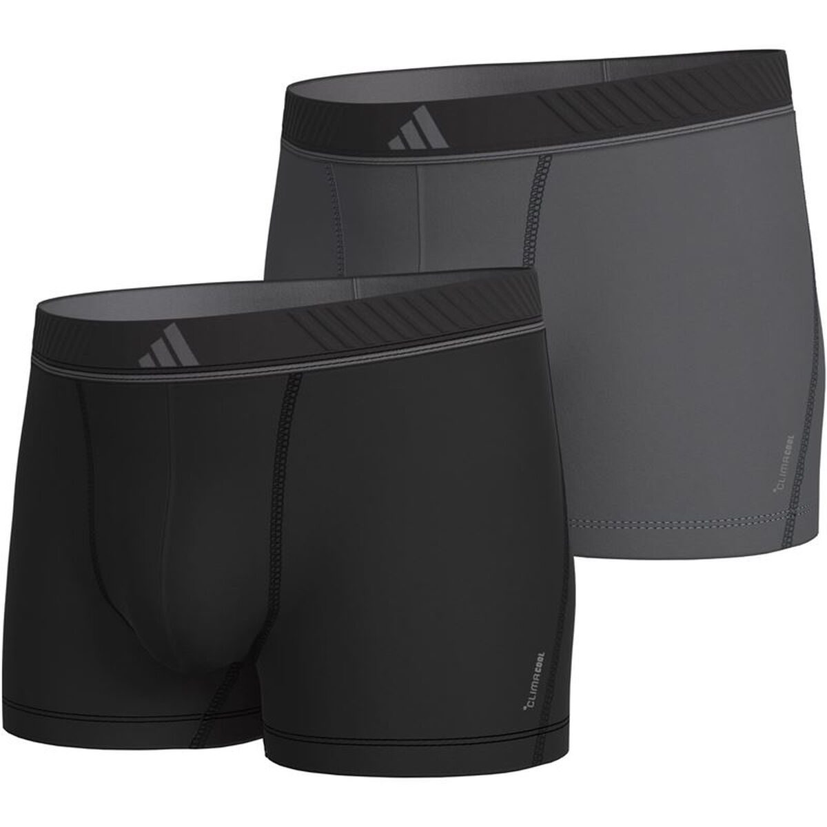 Heren Boxer Shorts Adidas 2P Active Micro Flex Eco Zwart 2 Onderdelen