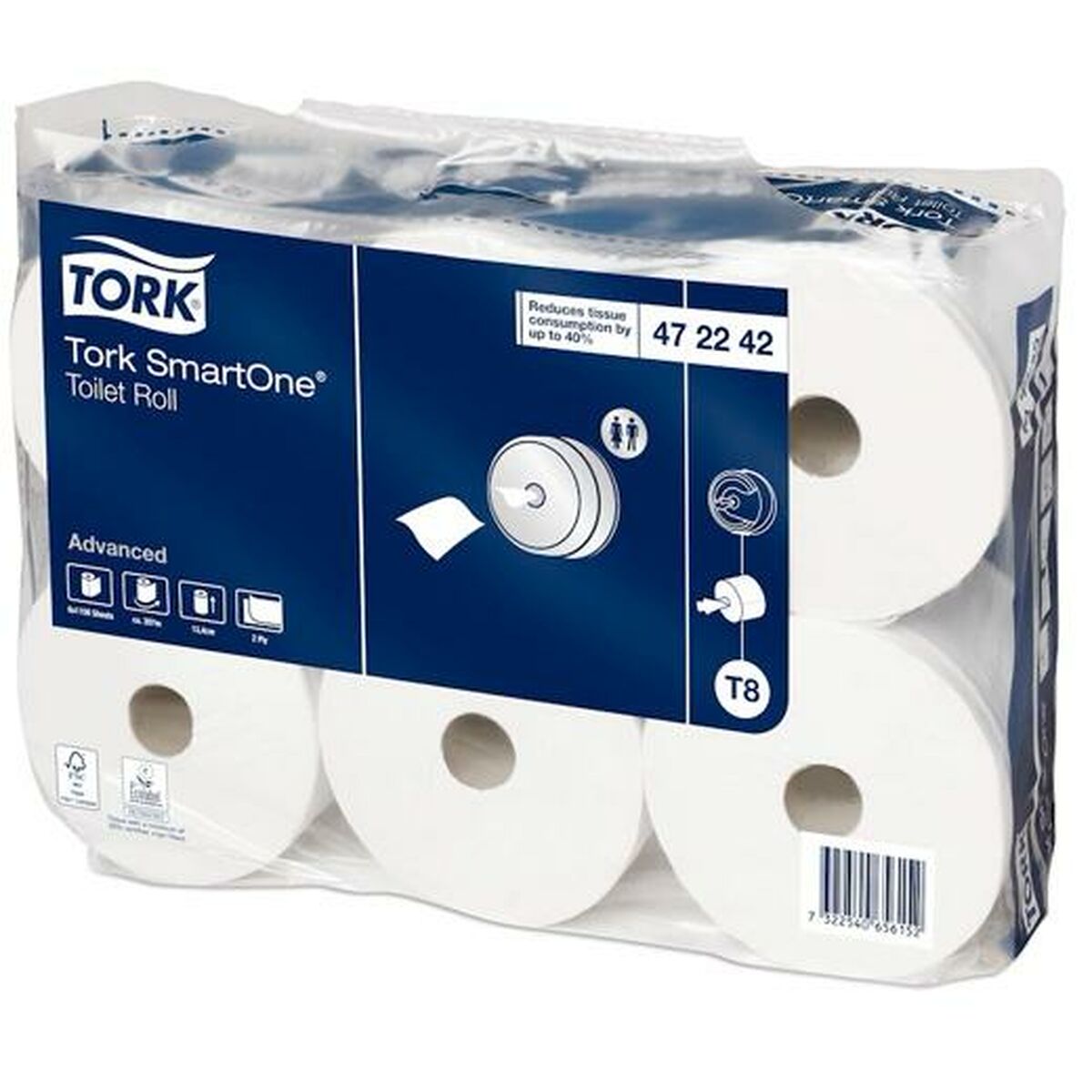 Papier Toilette Tork SmartOne (6 Unités)