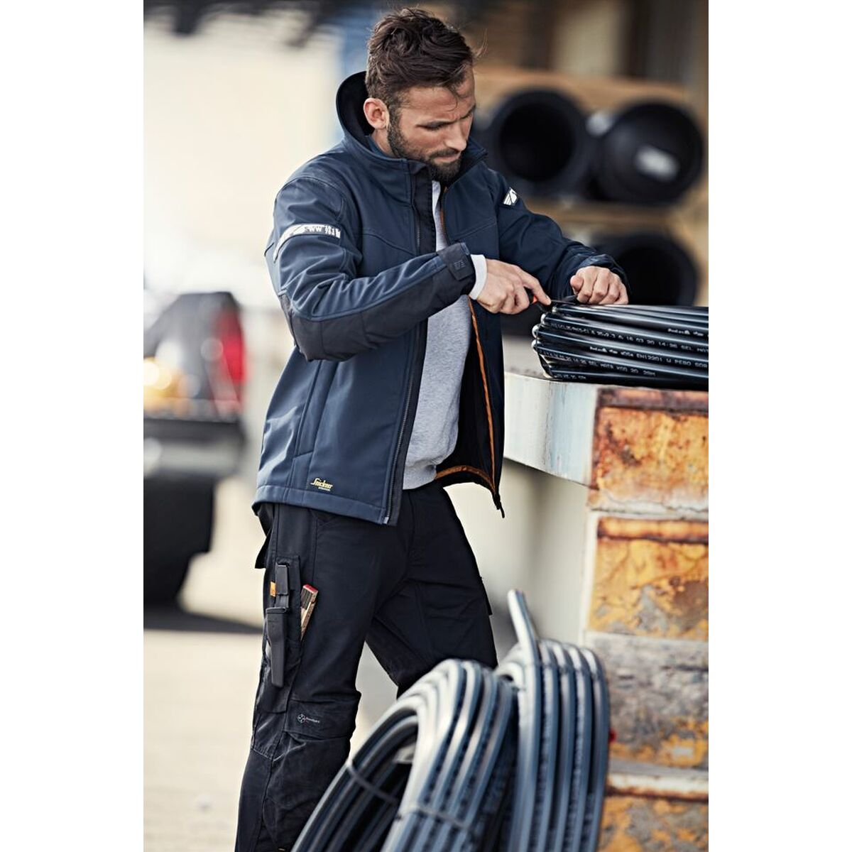 Image secondaire de Veste de travail Snickers Workwear Blue marine