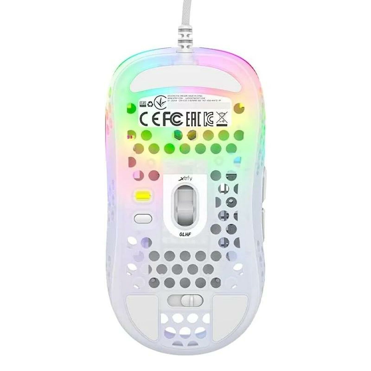Afbeeldingen van Mouse Cherry Xtrfy White 16000 dpi