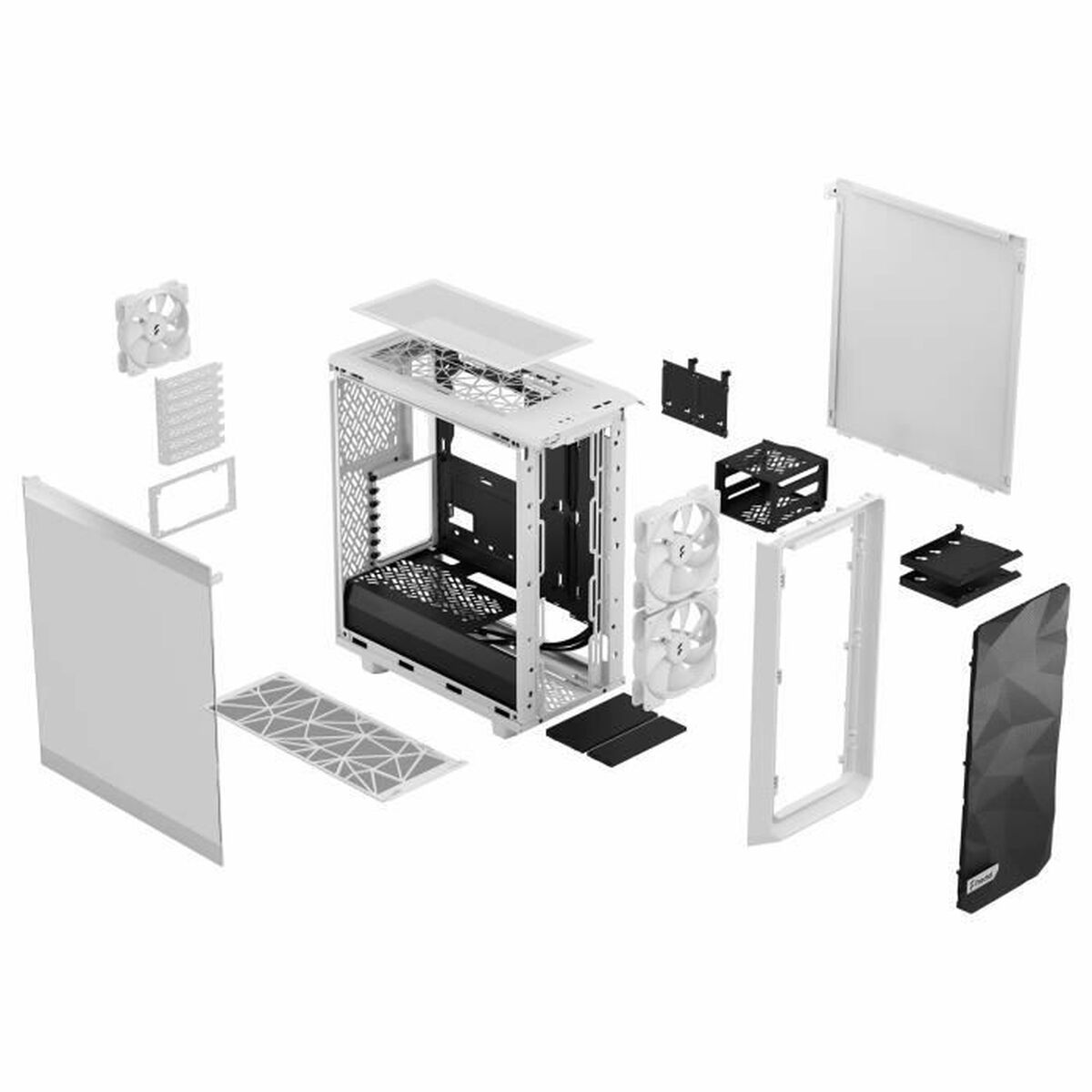 Picture of ATX Semi-tower Box Fractal Design FD-C-MEL2C-04 White