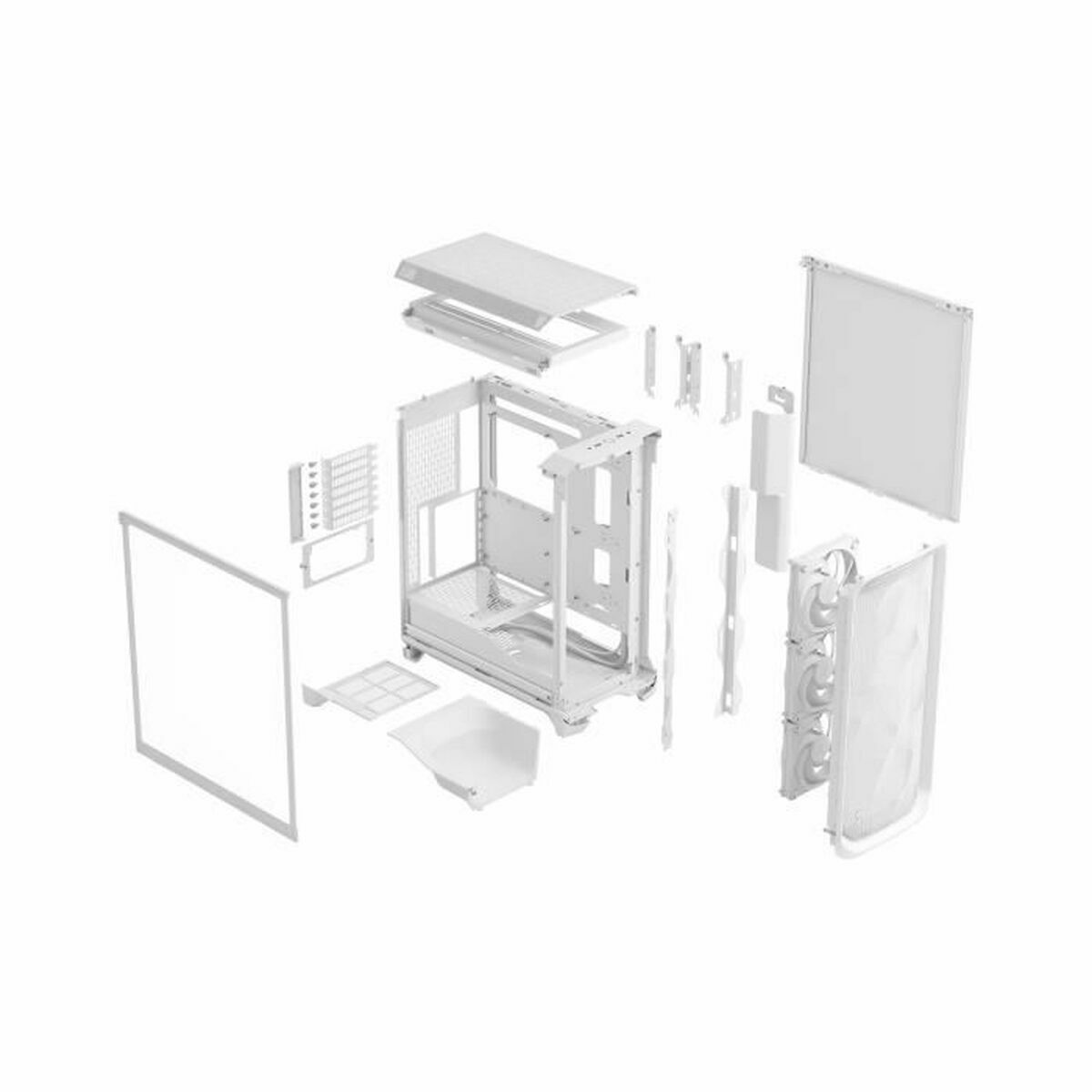 Picture of ATX Semi-tower Box Fractal Design FD-C-MES3A-04 White