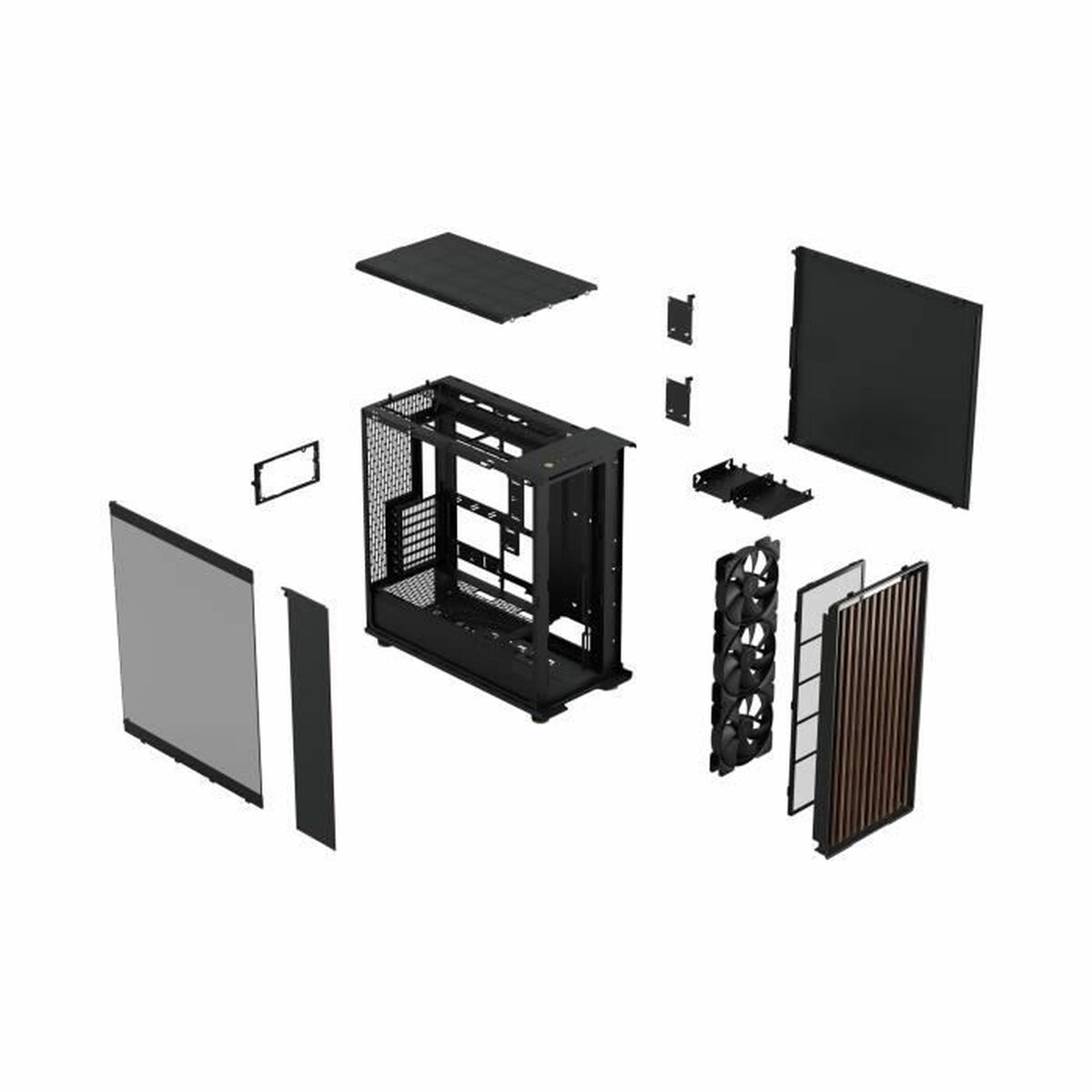 Afbeeldingen van ATX Semi-tower Box Fractal North XL RC