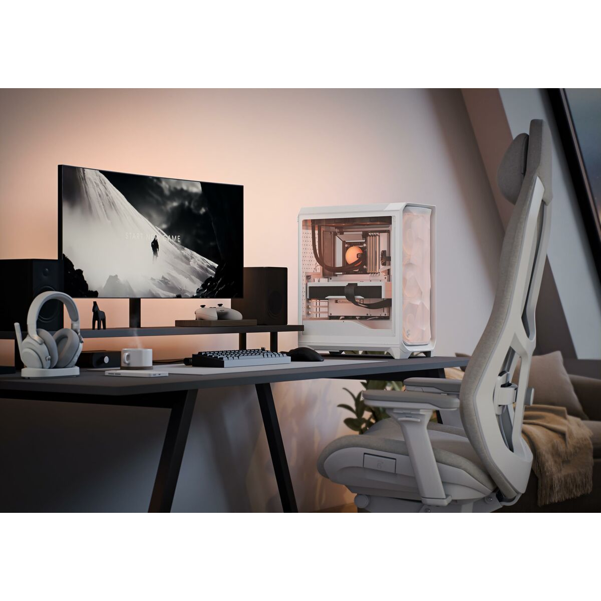 Picture of ATX Semi-tower Box Fractal Design FD-C-MES3A-07 White