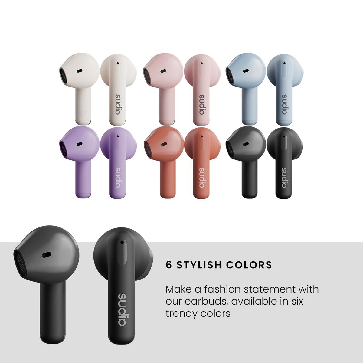 Bild von Bluetooth in Ear Headset Sudio A1 True Wireless Schwarz