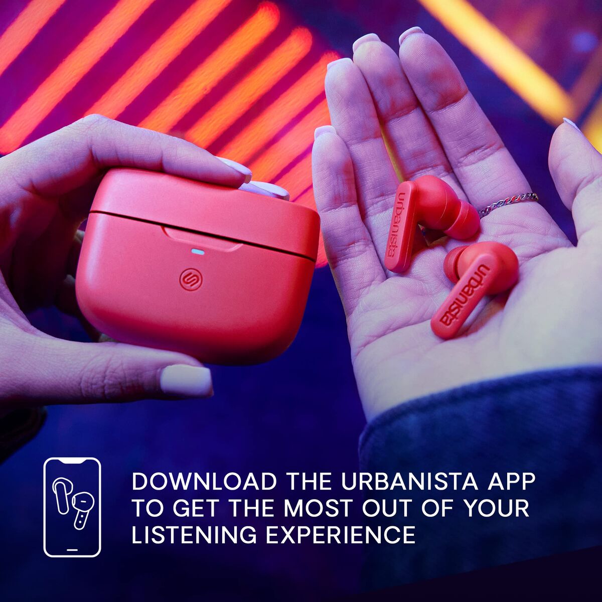 In-ear Bluetooth Headphones Urbanista Atlanta Blue