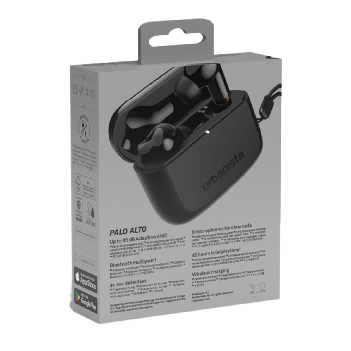 Headphones Urbanista 1037602 Black