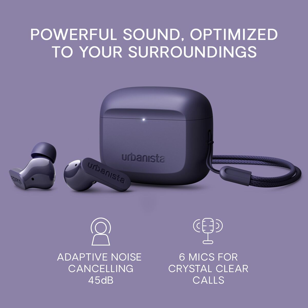 Headphones Urbanista 1037642 Purple