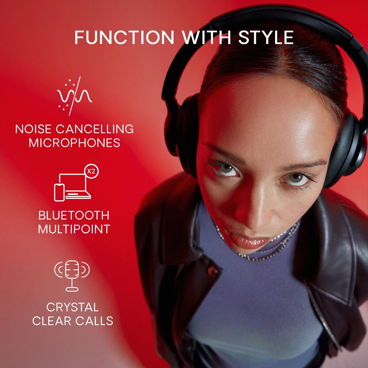 Picture of Headphones with Headband Urbanista Valencia Black Midnight black