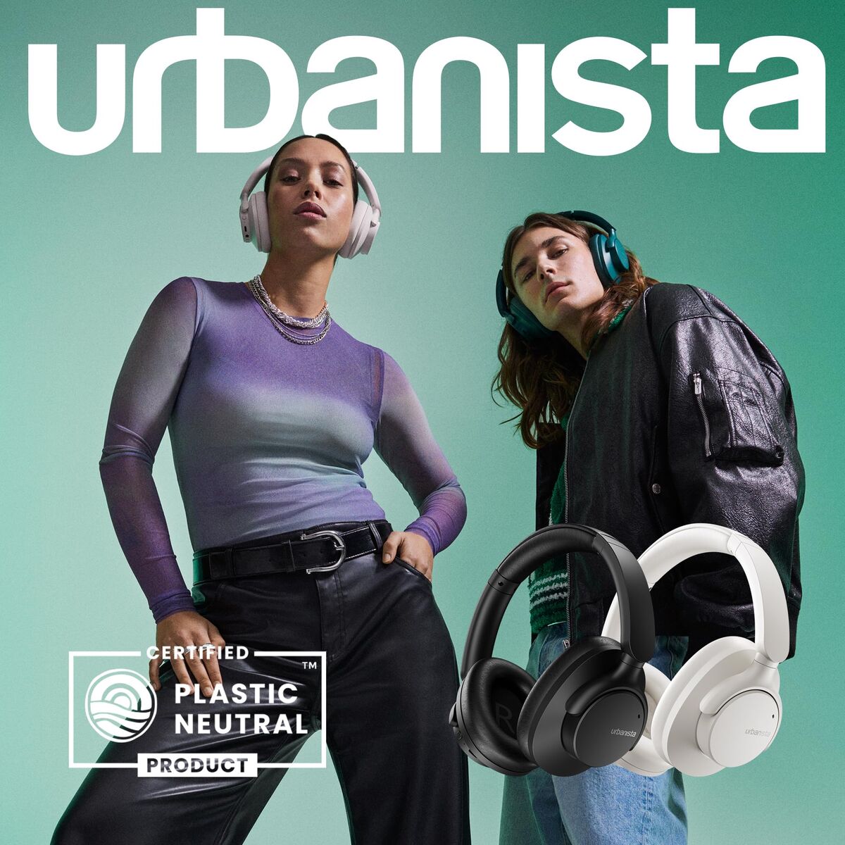 Headphones with Headband Urbanista Valencia White