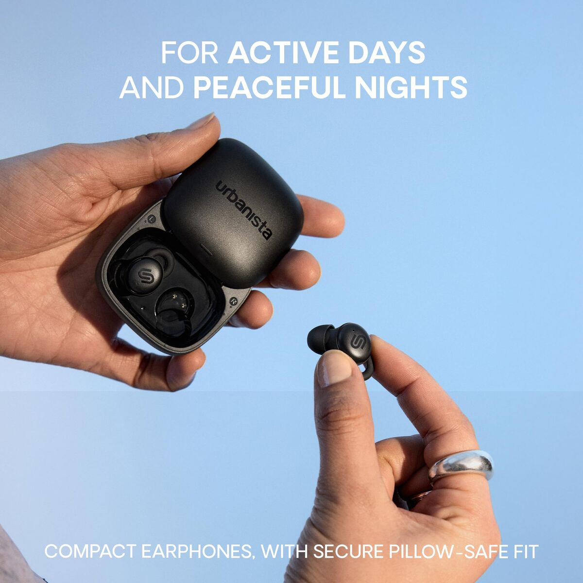 Picture of Wireless Earphones with Charging Case Urbanista Porto Black