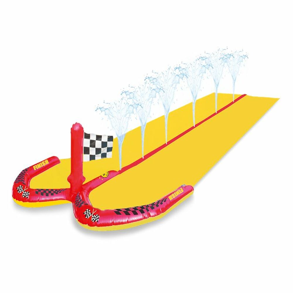 Water Slide Racing Sprinkler Swim Essentials Yellow