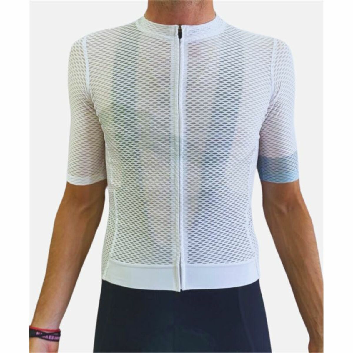 Image secondaire de maillot de cyclisme Hemon Light Climb Blanc