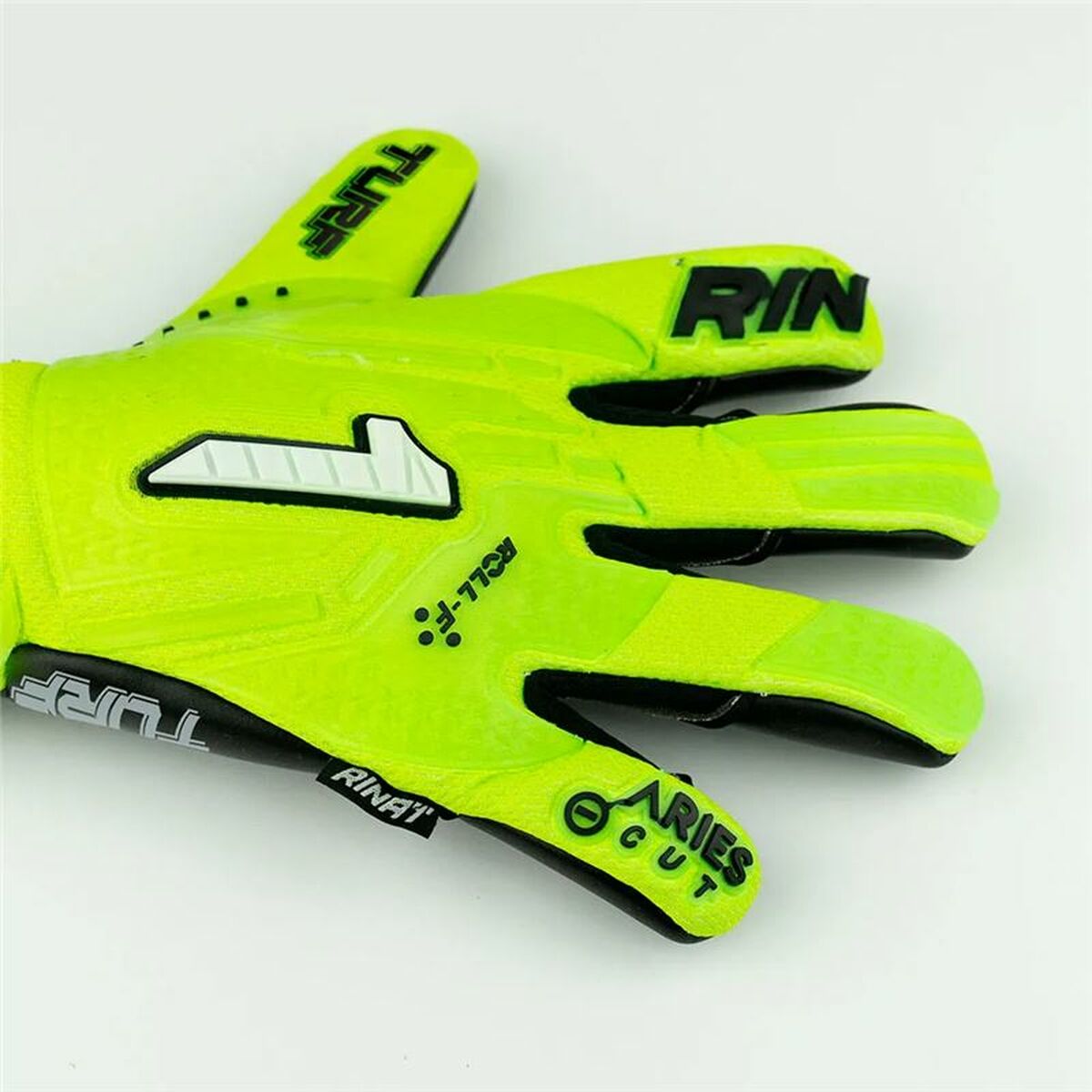 Image secondaire de Gants de Gardien de But Rinat Aries Némesis Turf Vert citron Adultes