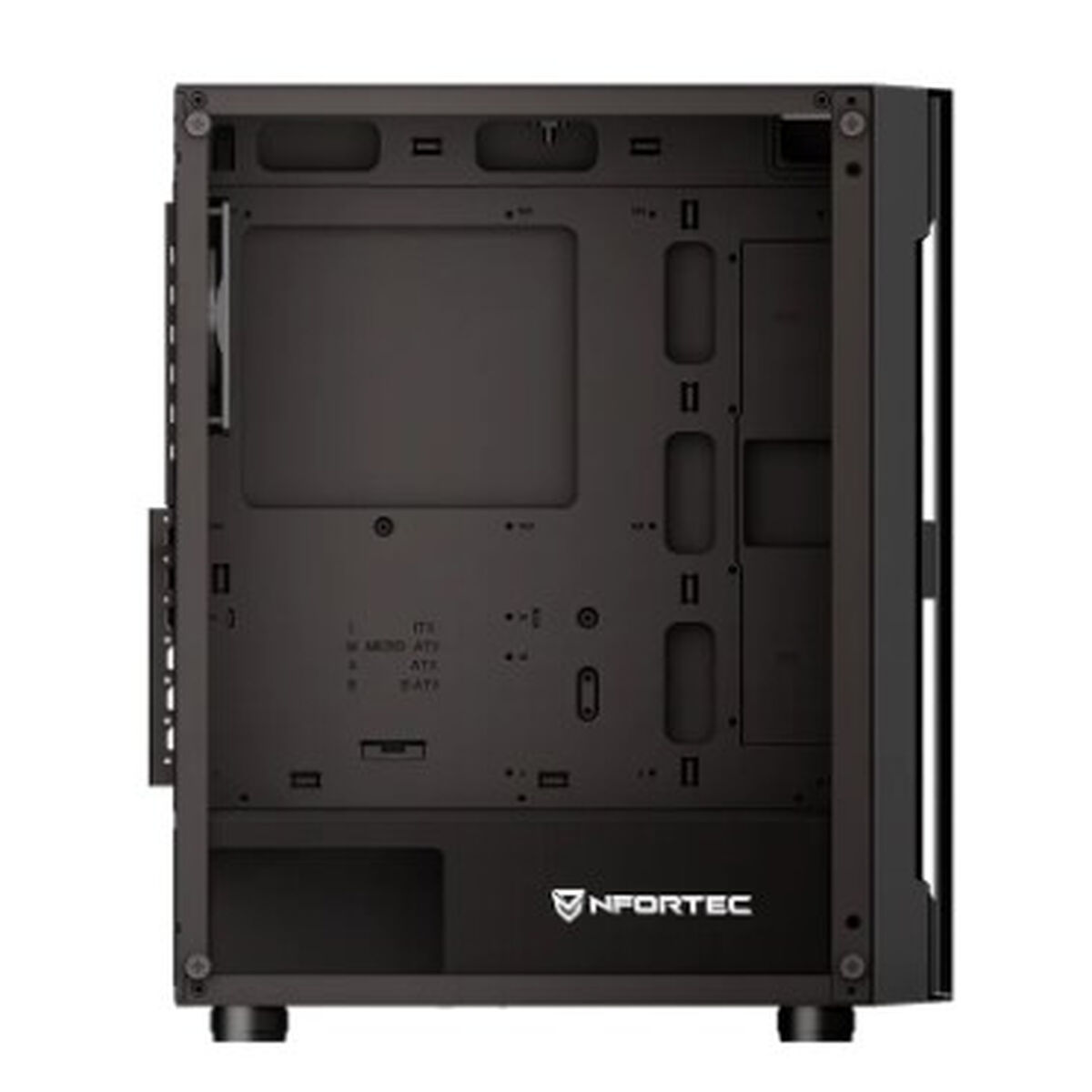 Afbeeldingen van ATX Semi-tower Box Nfortec NF-CS-AZIR-B Black