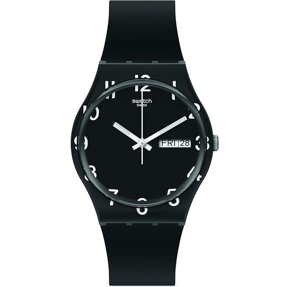 Horloge Dames Swatch OVER BLACK (Ø 34 mm)