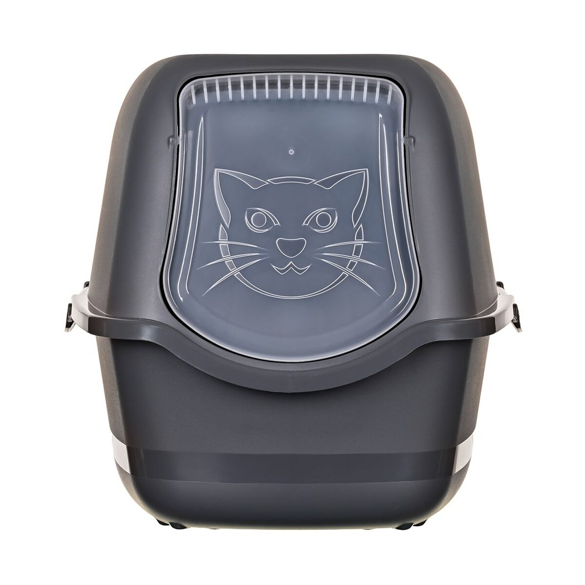 Cat Litter Box Diamentiq BAYA Anthracite Plastic 40 x 38,7 x 55,5 cm, view 3
