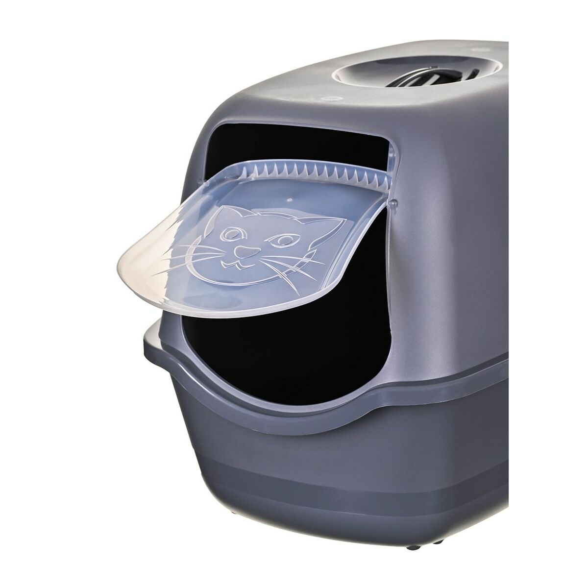 Cat Litter Box Diamentiq BAYA Anthracite Plastic 40 x 38,7 x 55,5 cm, view 5